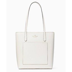 New Kate Spade Daily Saffiano PVC Tote Parchment